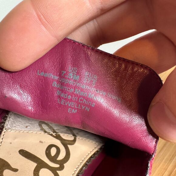 Sam Edelman‎ Lewellyn Red Suede Mule Women's Shoes Size 7.5 - Picture 6 of 6